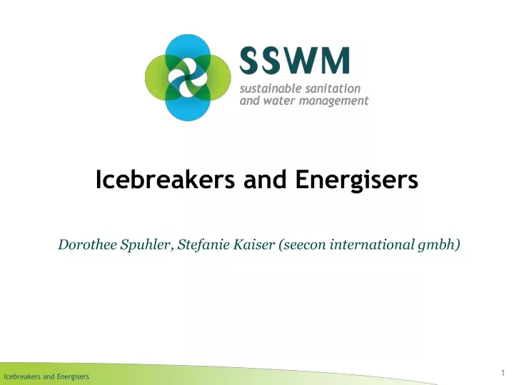 icebreakers and energisers