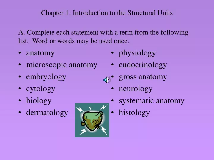 chapter 1 introduction to the structural units