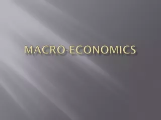 Macro-Economics