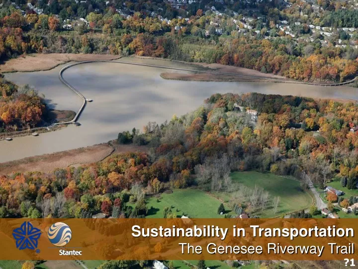 sustainability in transportation the genesee