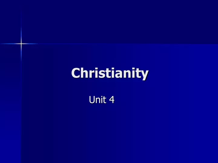 christianity