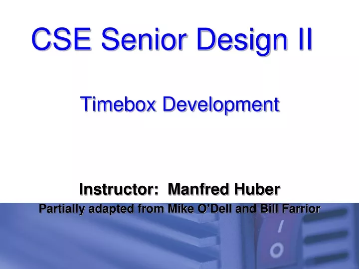 timebox development