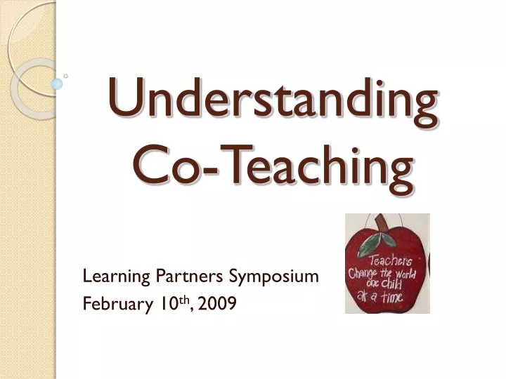 understanding co teaching