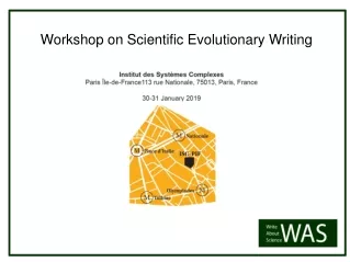 Workshop on Scientific Evolutionary Writing