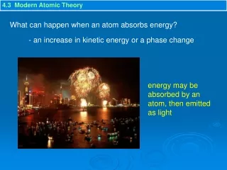 4.3  Modern Atomic Theory