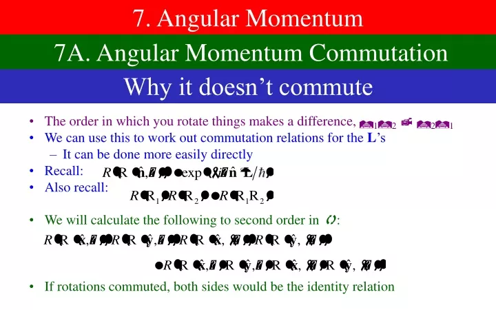 7 angular momentum
