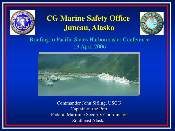cg marine safety office juneau alaska
