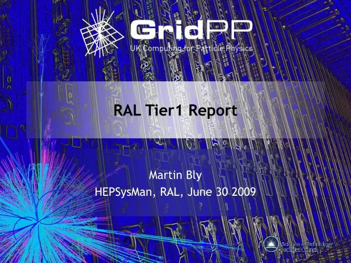 ral tier1 report