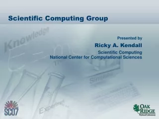 Scientific Computing Group