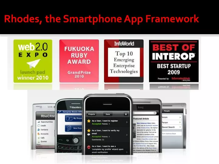 rhodes the smartphone app framework