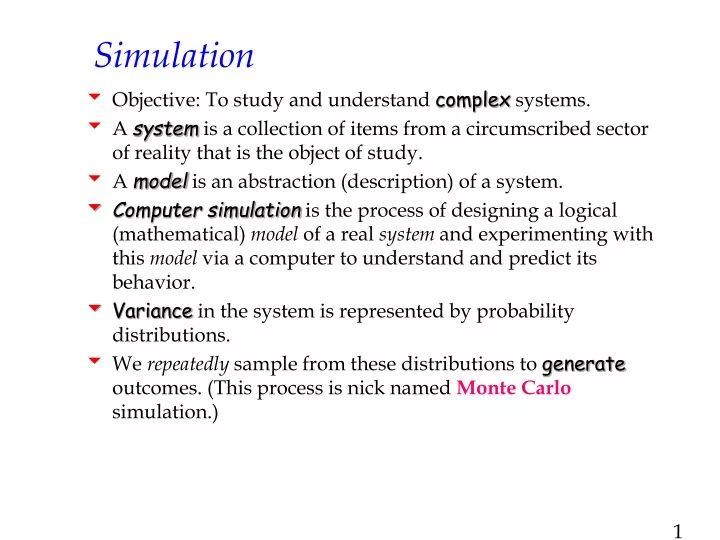simulation