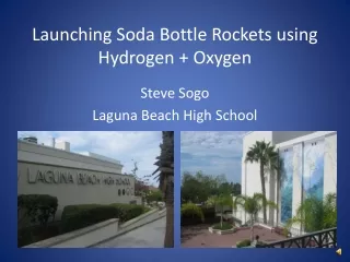 Launching Soda Bottle Rockets using Hydrogen + Oxygen