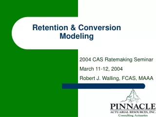 Retention &amp; Conversion Modeling