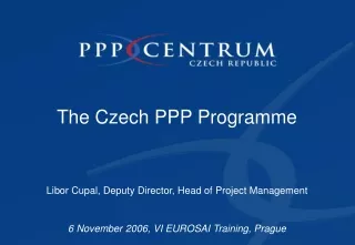 The Czech PPP Programme