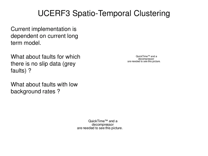 ucerf3 spatio temporal clustering