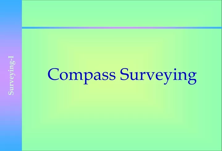 compass surveying