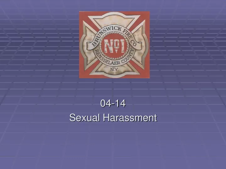 04 14 sexual harassment