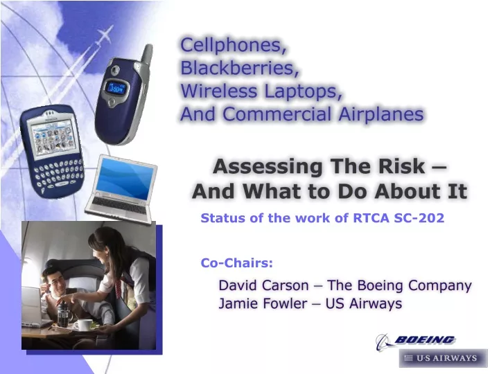 status of the work of rtca sc 202 co chairs