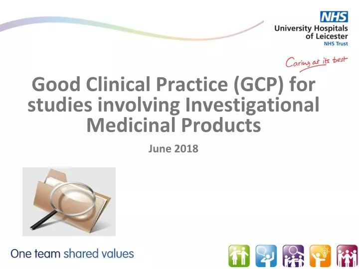 good clinical practice gcp for studies involving investigational medicinal products june 2018