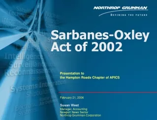 Sarbanes-Oxley Act of 2002