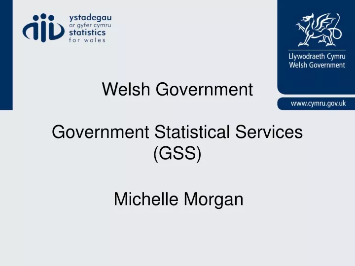 welsh government government statistical services gss
