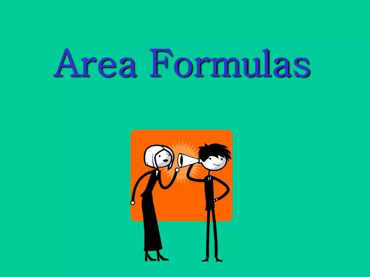 area formulas