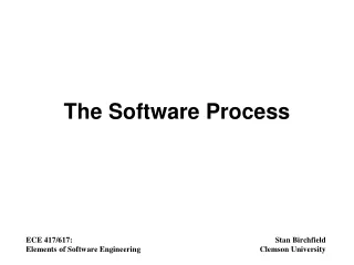 The Software Process