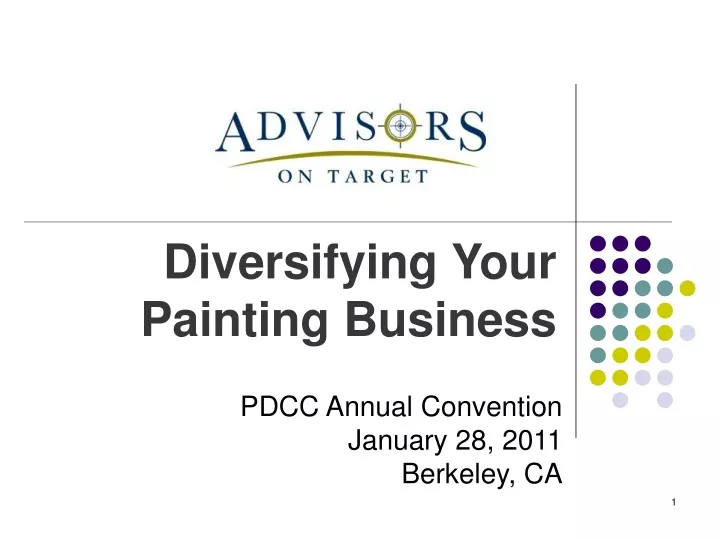 diversifying your painting business