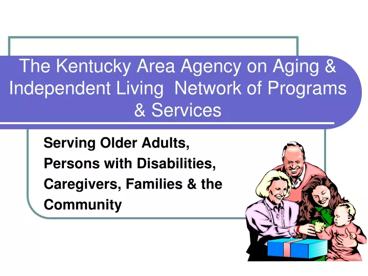 the kentucky area agency on aging independent living network of programs services