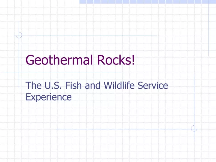 geothermal rocks