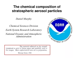 The chemical composition of stratospheric aerosol particles