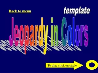 Jeopardy in Colors