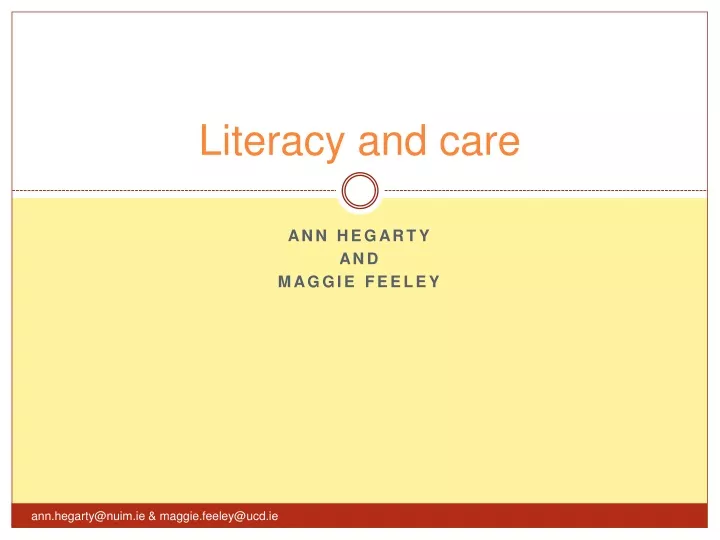 literacy and care