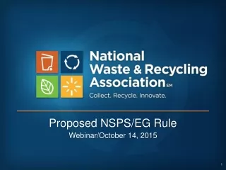 Proposed NSPS/EG Rule