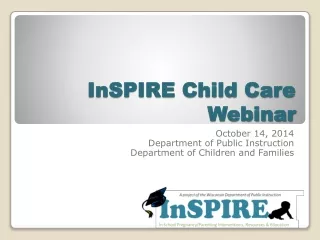 InSPIRE Child Care Webinar