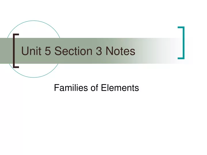 unit 5 section 3 notes