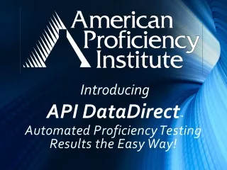 Automated Proficiency Testing Results the Easy Way!