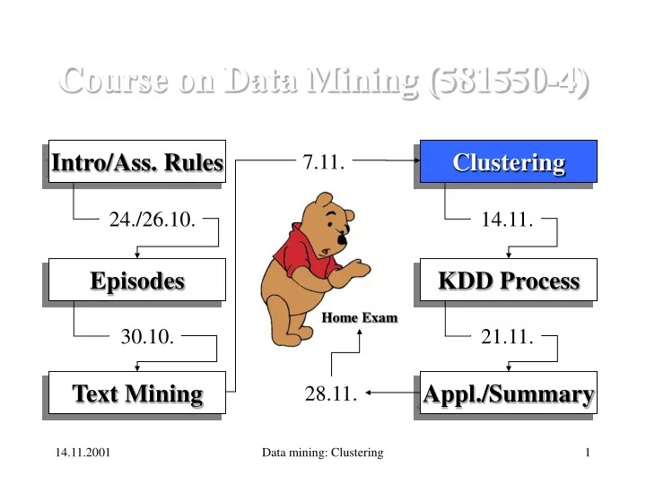 course on data mining 581550 4