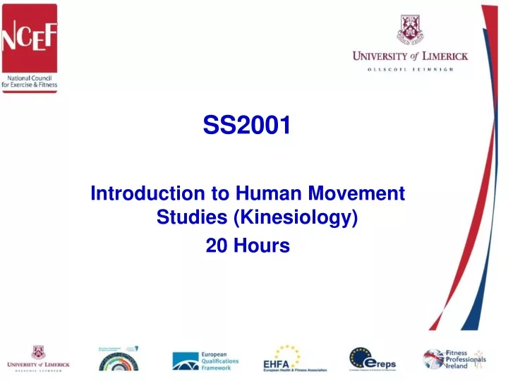 ss2001 introduction to human movement studies