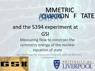 and the S394 experiment at GSI