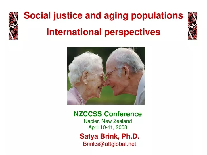 social justice and aging populations