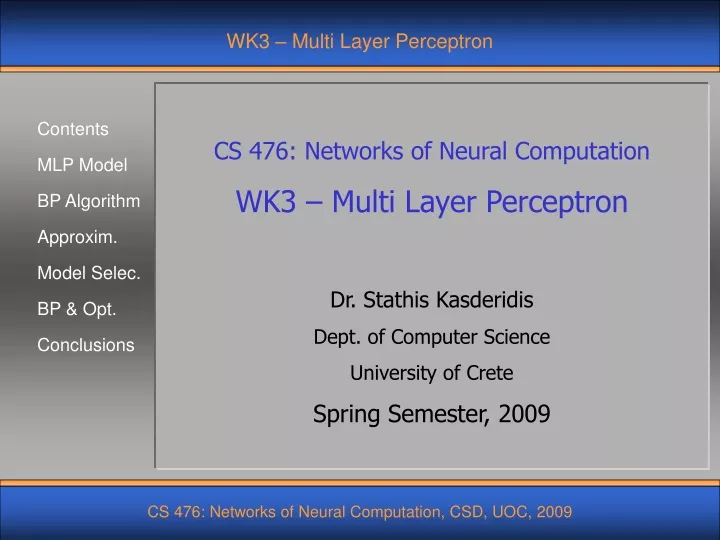 wk3 multi layer perceptron