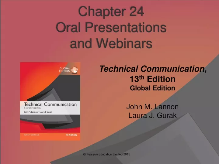 chapter 24 oral presentations and webinars