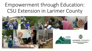 Empowerment through Education: CSU Extension in Larimer County