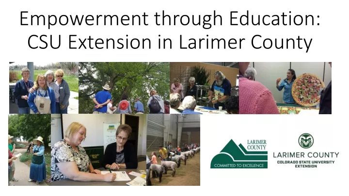 empowerment through education csu extension in larimer county