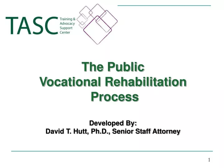 the public vocational rehabilitation process