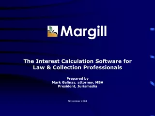 Margill - Interest Calculation  Software for Law Professionals