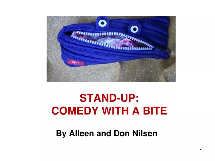 stand up comedy with a bite