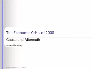 The Economic Crisis of 2008