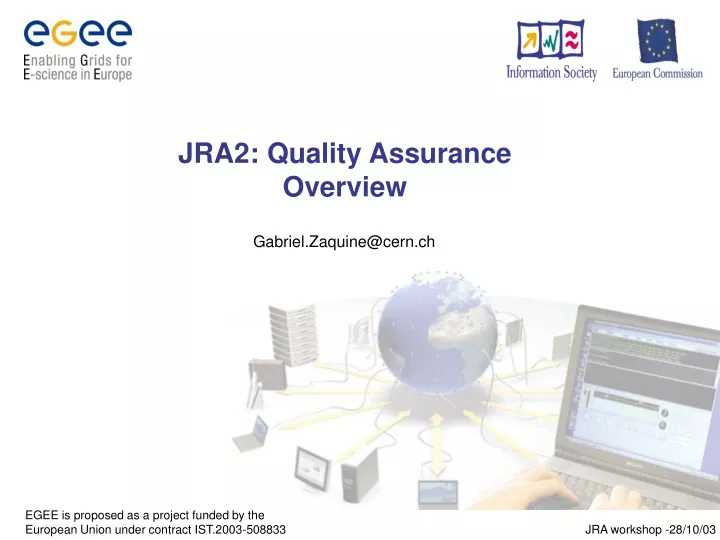 jra2 quality assurance overview